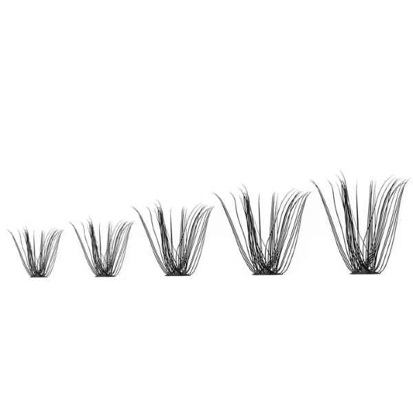 Beautichen | Набор для наращивания ресниц 30D в домашних условиях — DIY комплект для начинающих, натуральный эффект, 10 рядов + удобные инструменты