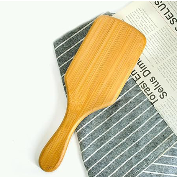 Beautichen Набор натуральных бамбуковых расчесок – включает в себя овальную расческу для распутывания волос и прямоугольную расческу для массажа кожи головы и ухода за волосами, подходящую для густых,