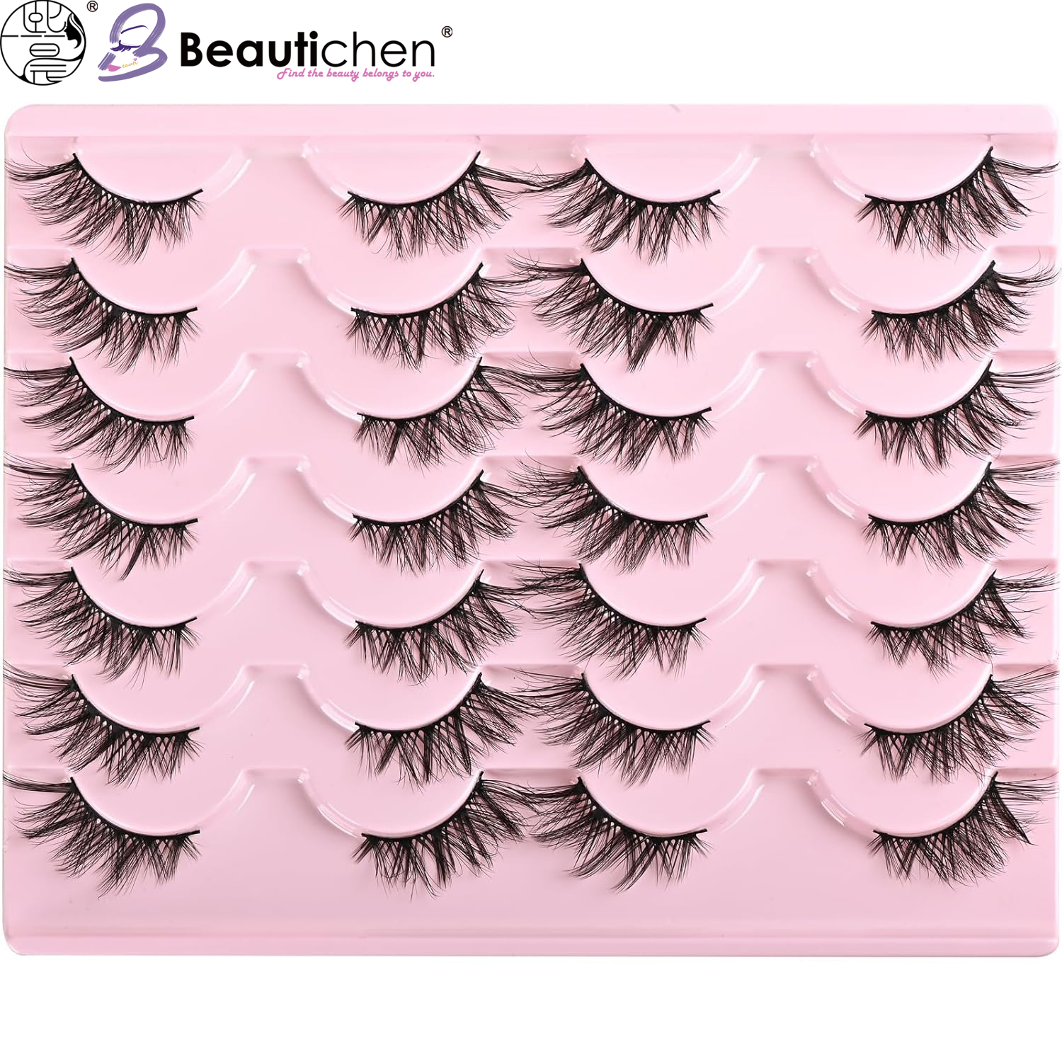 Beautichen Накладные Ресницы 3D Из Искусственного Норка С Естественным Эффектом И Лёгким Объёмом