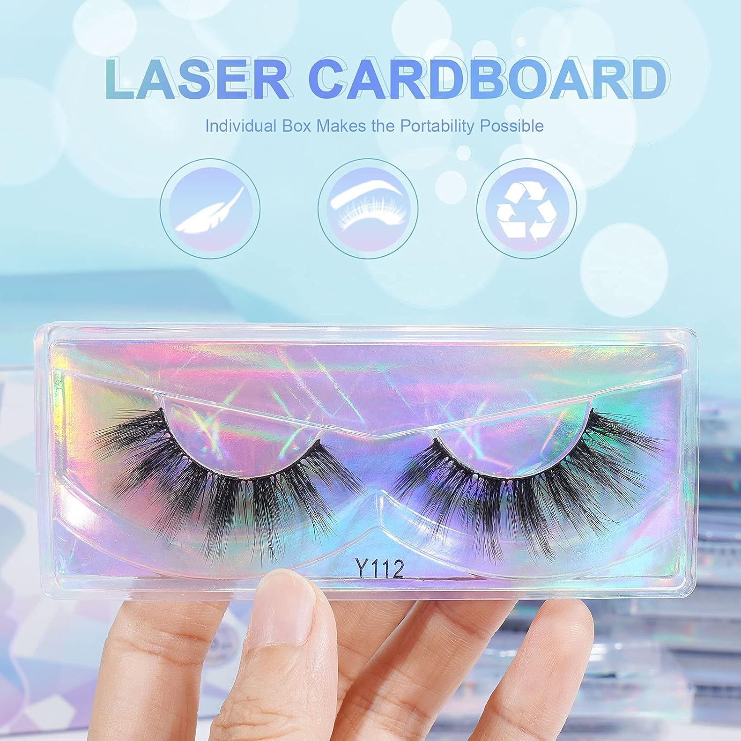 Beautichen Набор накладных ресниц 3D многослойные, натуральные, плотные и магнитные, для повседневного, сценического и косплей-макияжа