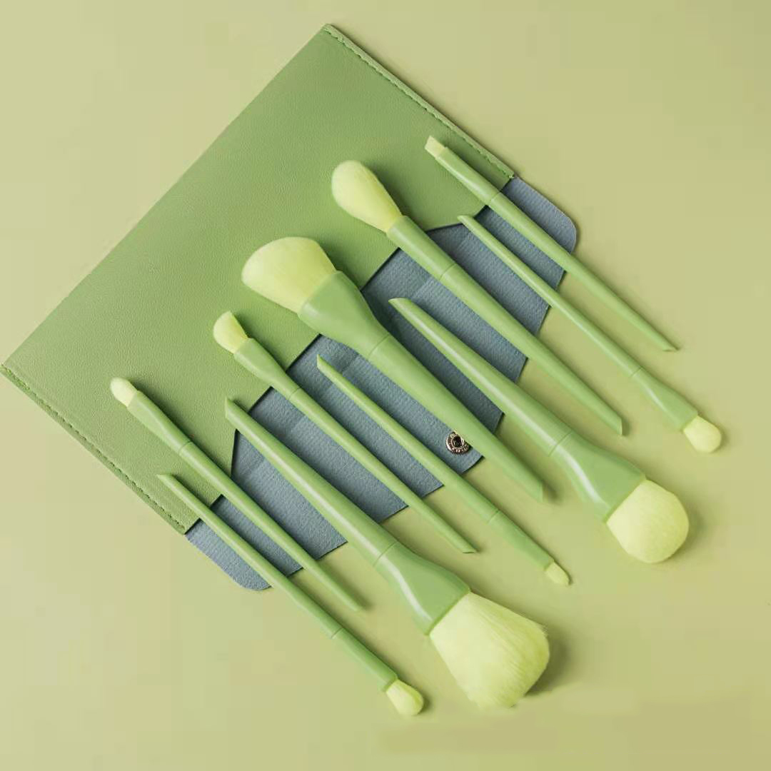 Beautichen Набор из 8 кистей для макияжа — светло-розовые, мягкий синтетический ворс