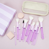 Beautichen Набор кистей для макияжа с косметичкой — 14 шт., комплект для лица и глаз со спонжами
