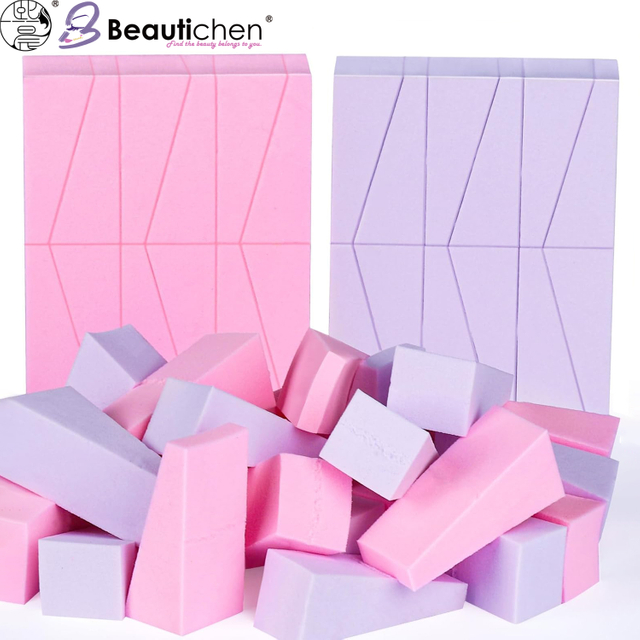Beautichen набор косметических одноразовых спонжей — мягкие латексные губки для тонального крема и макияжа.