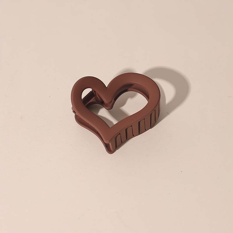 Beautichen набор заколок-крабиков в форме сердца, 6 шт., прочные пластиковые зажимы с зубцами для ежедневных причёсок