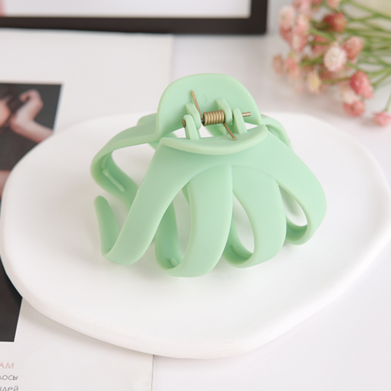 Beautichen большой водостойкий крабик для волос, матовая заколка с широким захватом, подходит для густых и длинных волос