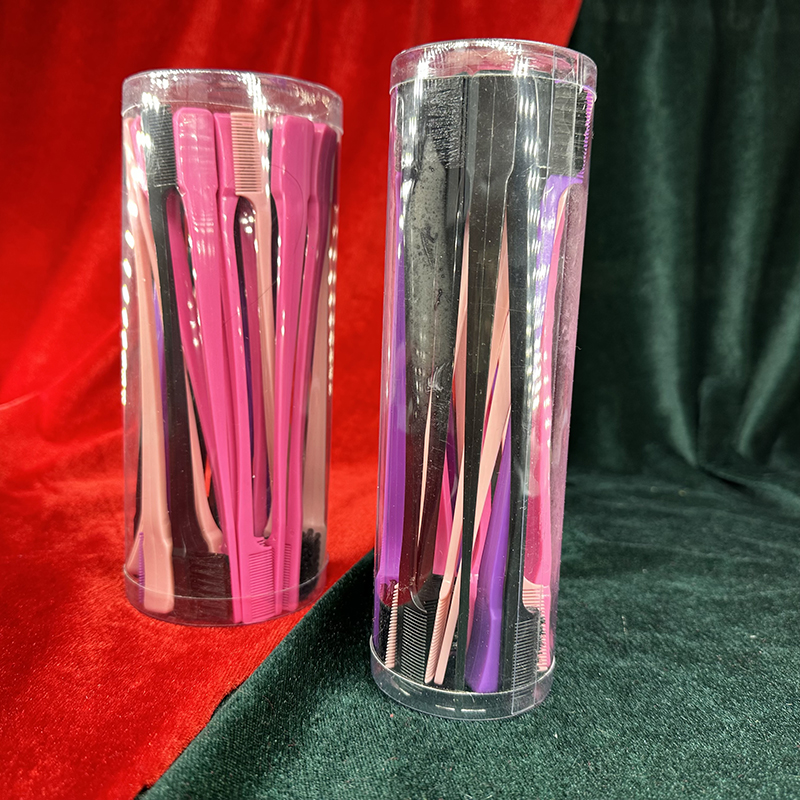 Beautichen Набор щёток для укладки краёв волос — 20 / 32 шт., 4 цвета в коробке, двусторонние щётки для baby hair и бровей