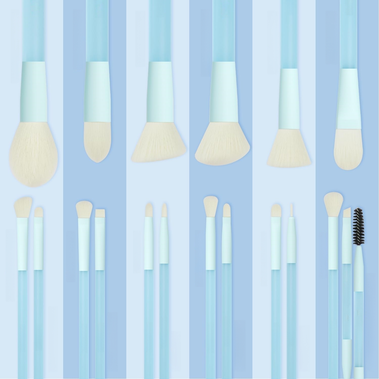 Beautichen Набор кистей для макияжа с косметичкой — 14 шт.
