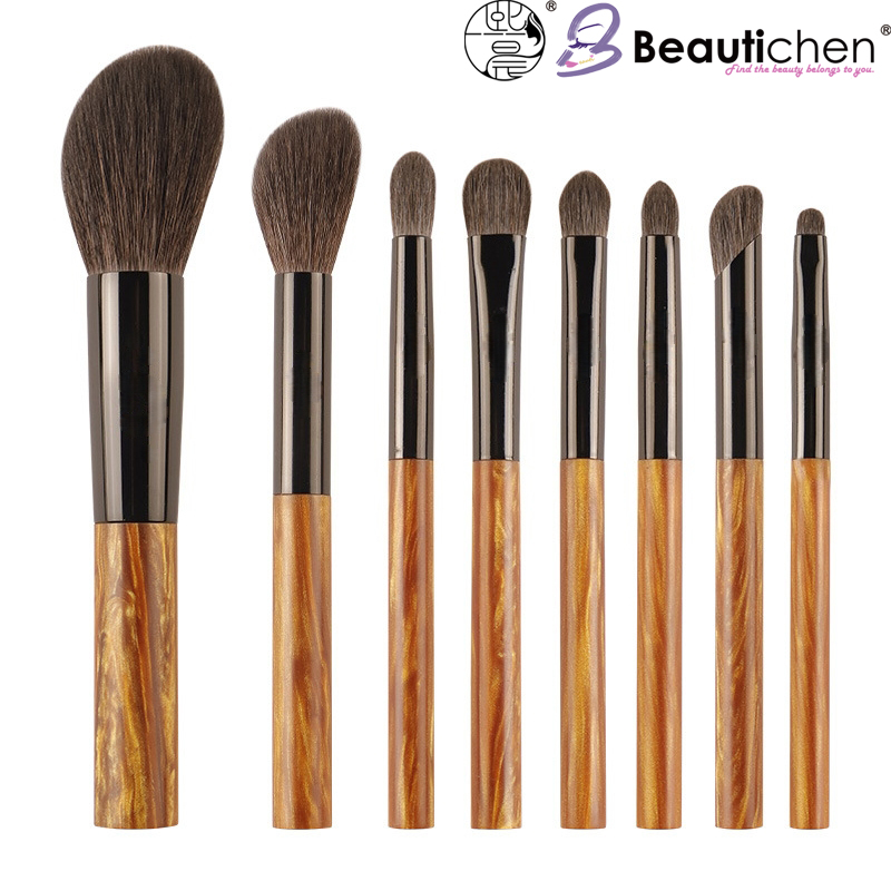 Beautichen набор кистей для макияжа — золотой мрамор, 8 шт.
