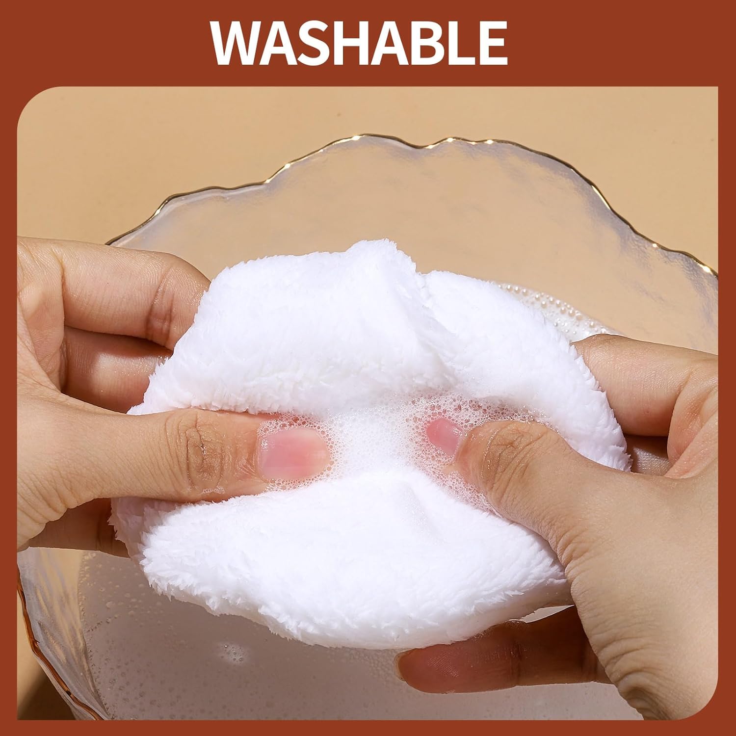 Beautichen набор бархатных больших пуховок для лица — профессиональные мягкие пудровые подушки с лентой для макияжа