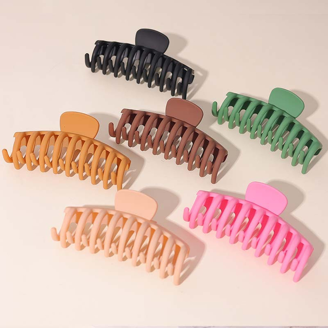 Beautichen набор изогнутых заколок для волос, 4 шт., с волнистыми зубцами и круглой ручкой