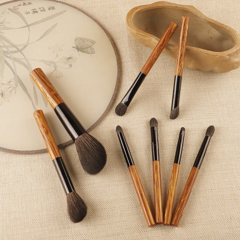 Beautichen набор кистей для макияжа — золотой мрамор, 8 шт.