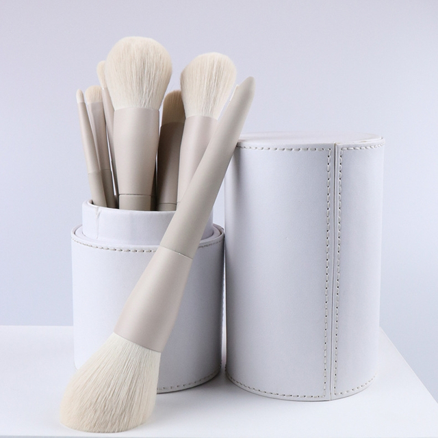 Beautichen Набор кистей для макияжа — 10 шт., белые кисти с мягким ворсом