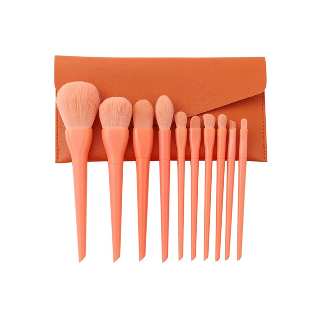 Beautichen набор кистей Beautichenабор кистей для макияжа — розовый, с сумочкой, для лица и глаз (6–10 шт.)