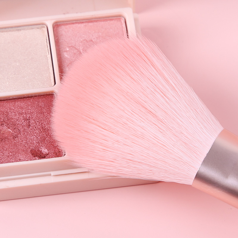 Beautichen Набор кистей для макияжа — 8 шт., розовые ручки с серебристым креплением