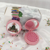 Beautichen Рождественский подарочный набор расчёсок — 6 круглых складных расчёсок, компактные дорожные щётки для волос