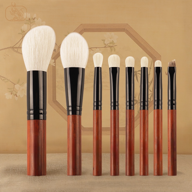 Beautichen набор кистей для макияжа — дерево/классика, 8 шт.