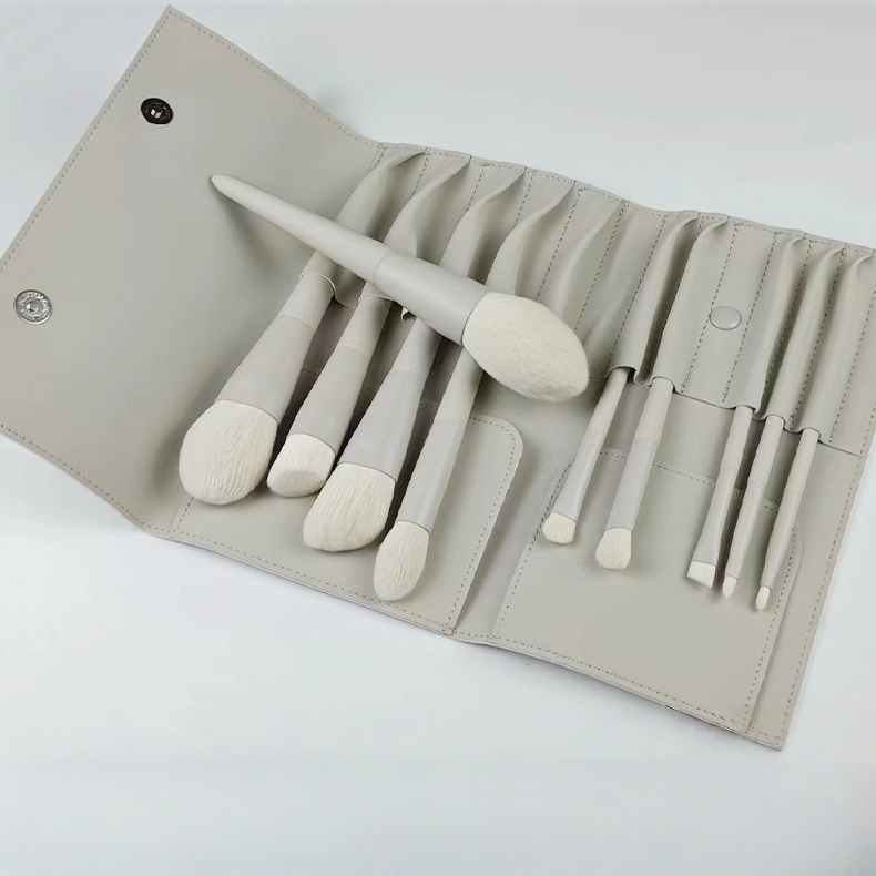 Beautichen Набор кистей для макияжа — 10 шт., белые кисти с мягким ворсом