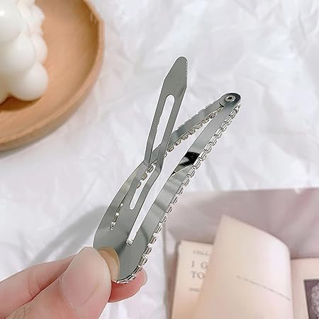 Beautichen металлическая заколка с каплевидными стразами