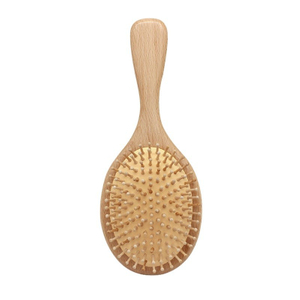 Beautichen Набор для укладки волос с массажной деревянной щёткой, амортизирующей подушечкой, детской щёткой, антистатической, не запутывающейся, для создания объёма и укладки волос