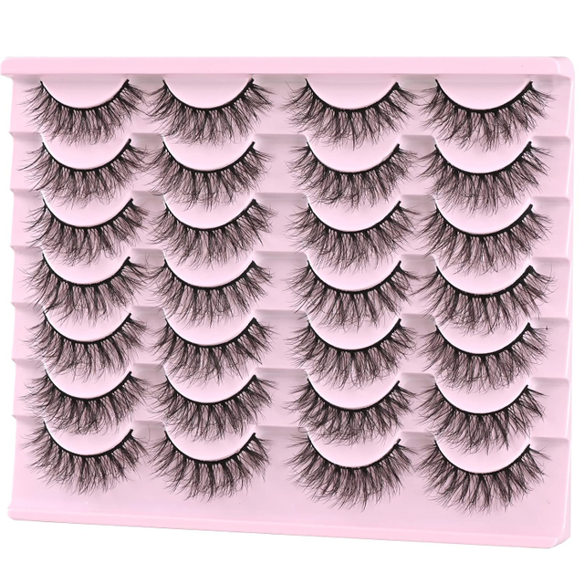 Beautichen Пучковые накладные ресницы «Fairy Lash» — одиночные кластеры, натуральный эффект, лёгкая густота, эффект «родных» ресниц