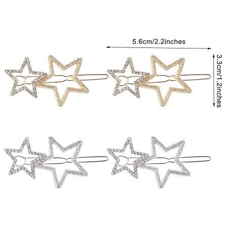 Beautichen — заколка со стразами в форме звезды