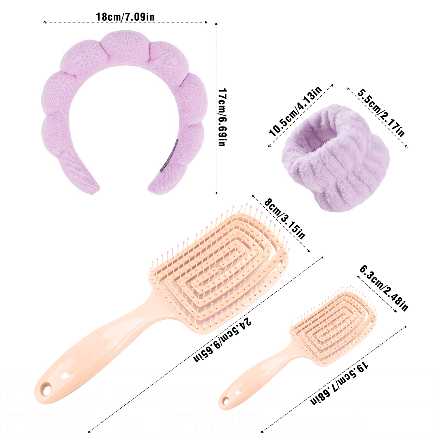 Beautichen Подарочный Набор Массажных Расчёсок Для Ухода За Волосами