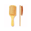 Beautichen Набор натуральных бамбуковых расчесок – включает в себя овальную расческу для распутывания волос и прямоугольную расческу для массажа кожи головы и ухода за волосами, подходящую для густых,