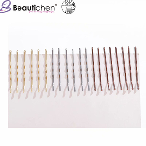 Beautichn металлическая заколка-невидимка с резиновыми концами