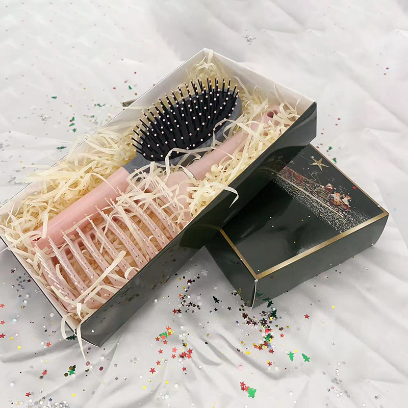 Beautichen Набор массажных расчесок для волос — вентиляционная щётка, антистатическая, для сухих и влажных волос, в подарочной коробке