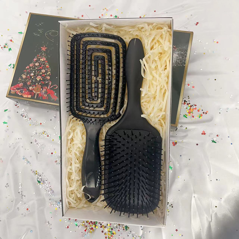 Beautichen Набор расчесок для волос — массажные и вентиляционные щётки, для укладки феном, сухих и влажных волос, подарочная коробка