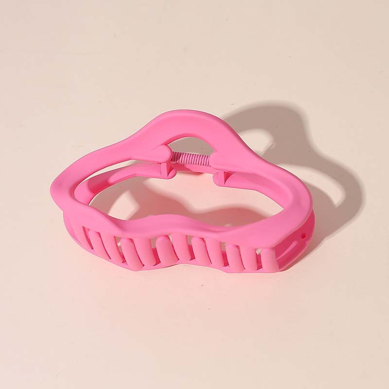 Beautichen набор матовых заколок-крабиков, 6 шт., волнообразная форма, универсальные пластиковые фиксаторы для волос