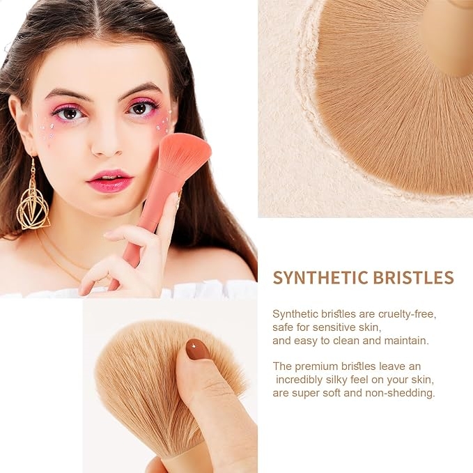 Beautichen набор кистей для макияжа с аксессуарами — пастельный микс, 18 шт.