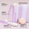 Beautichen Набор кистей для макияжа с косметичкой — 14 шт., комплект для лица и глаз со спонжами