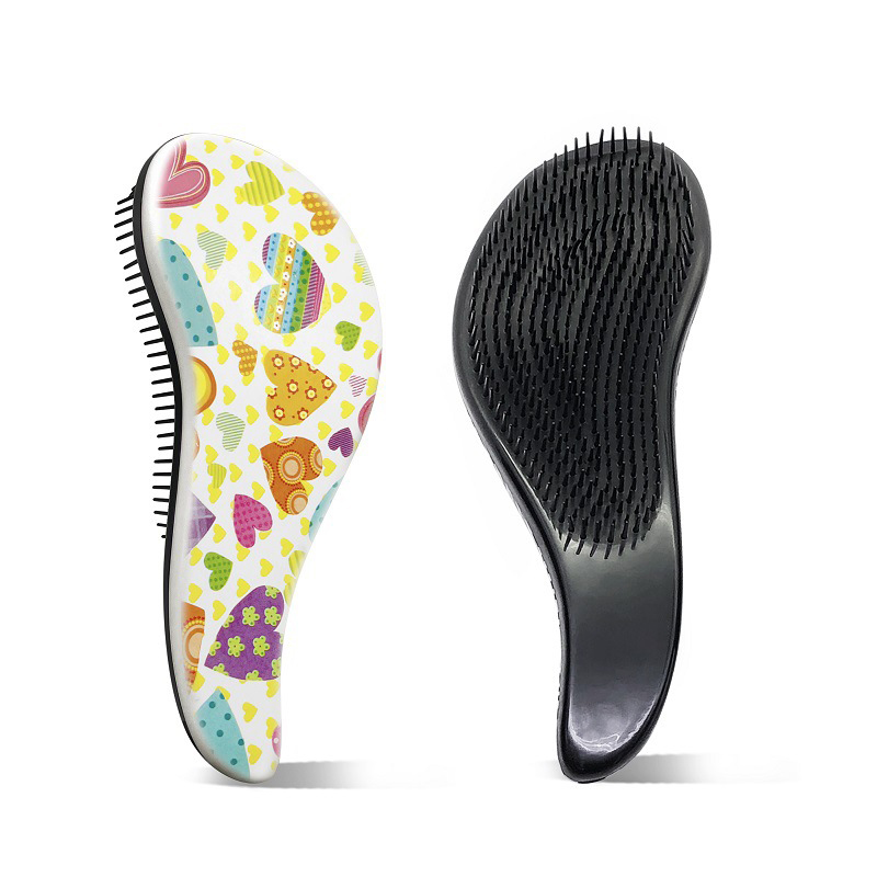 Beautichen Волнообразная расческа - подходит для кудрявых, густых, натуральных, прямых, тонких, влажных или сухих волос, безболезненная расческа для гладких волос, подходит для женщин, мужчин или дете