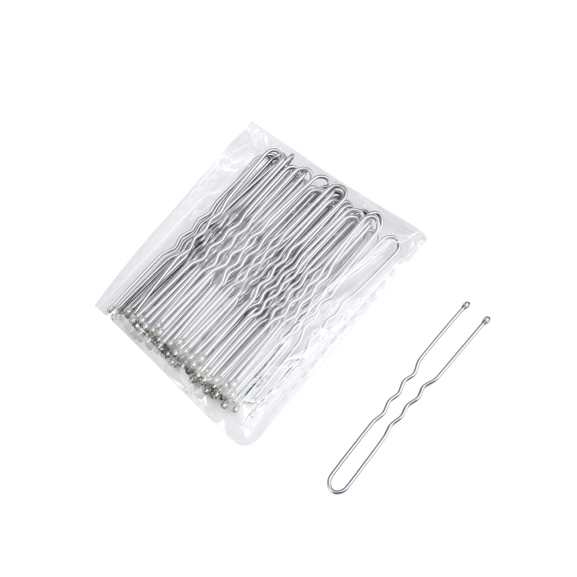 Beautichn металлическая заколка-невидимка с резиновыми концами