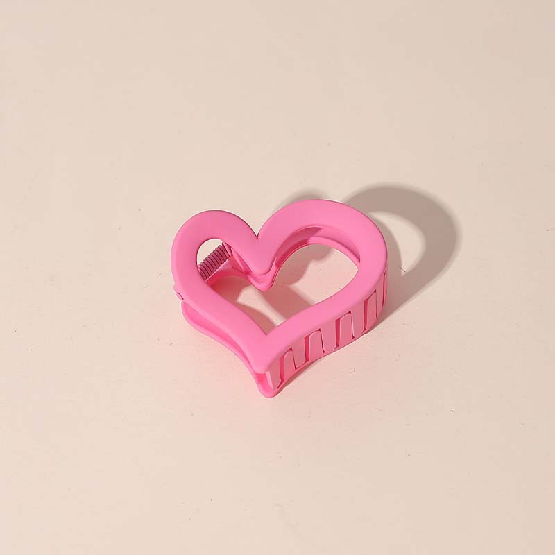 Beautichen набор заколок-крабиков в форме сердца, 6 шт., прочные пластиковые зажимы с зубцами для ежедневных причёсок