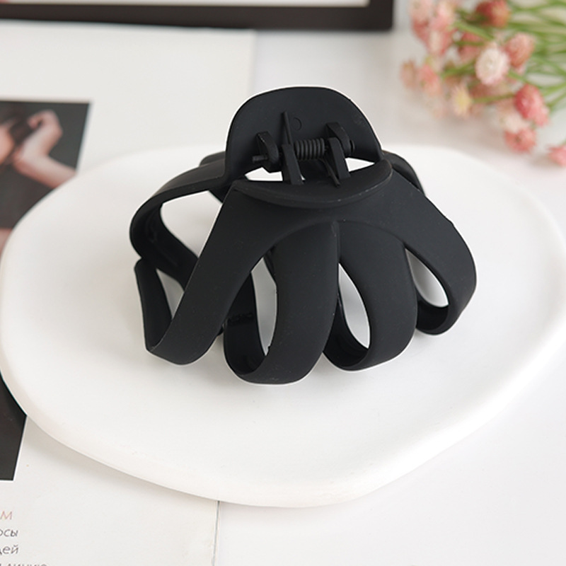 Beautichen большой водостойкий крабик для волос, матовая заколка с широким захватом, подходит для густых и длинных волос