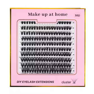 Beautichen | Набор для наращивания ресниц 30D в домашних условиях — DIY комплект для начинающих, натуральный эффект, 10 рядов + удобные инструменты
