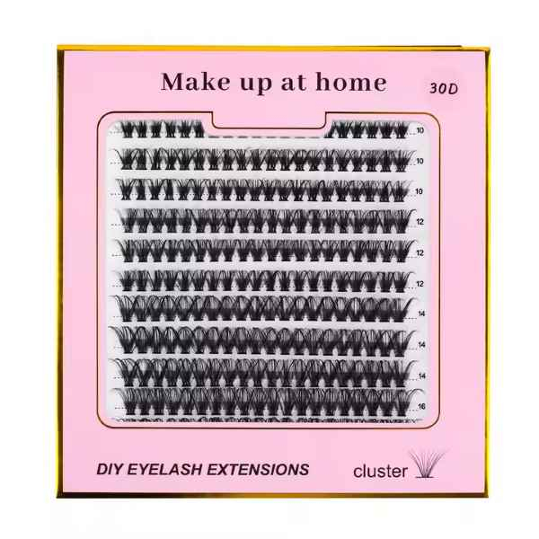 Beautichen | Набор для наращивания ресниц 30D в домашних условиях — DIY комплект для начинающих, натуральный эффект, 10 рядов + удобные инструменты