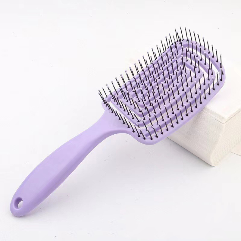 Beautichen Качественная ажурная спиральная расческа для девушек: массаж, объем, широкие зубья