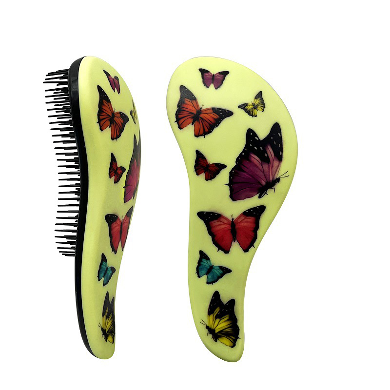 Beautichen Волнообразная расческа - подходит для кудрявых, густых, натуральных, прямых, тонких, влажных или сухих волос, безболезненная расческа для гладких волос, подходит для женщин, мужчин или дете