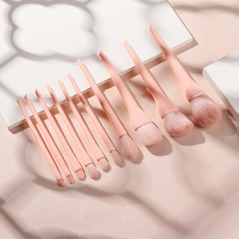 Beautichen набор кистей Beautichenабор кистей для макияжа — розовый, с сумочкой, для лица и глаз (6–10 шт.)