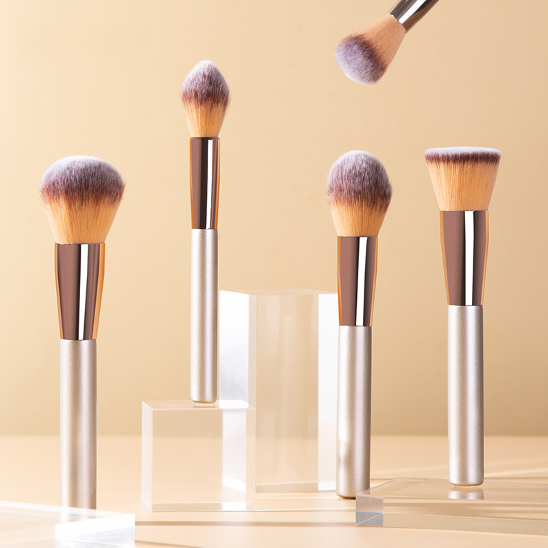 Beautichen Набор из 14 профессиональных кистей для макияжа — черный деревянный корпус, мягкий синтетический ворс