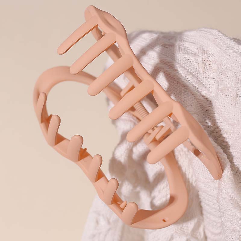 Beautichen набор матовых заколок-крабиков, 6 шт., волнообразная форма, универсальные пластиковые фиксаторы для волос