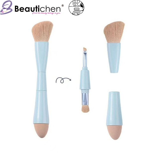 Beautichen: набор кистей 4 в 1 синтетика для макияжа лица