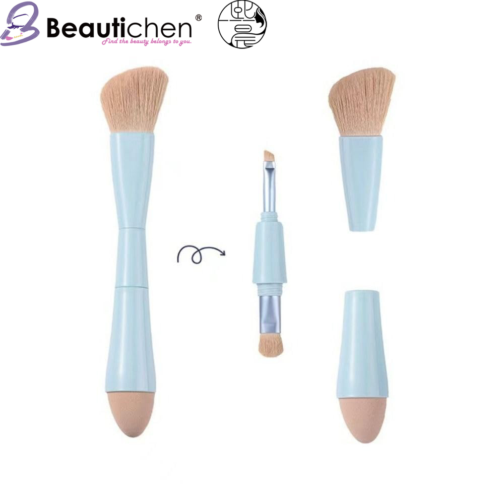 Beautichen: набор кистей 4 в 1 синтетика для макияжа лица