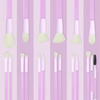 Beautichen Набор кистей для макияжа с косметичкой — 14 шт., комплект для лица и глаз со спонжами