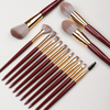Beautichen набор кистей для макияжа — бордовый, 12 шт.
