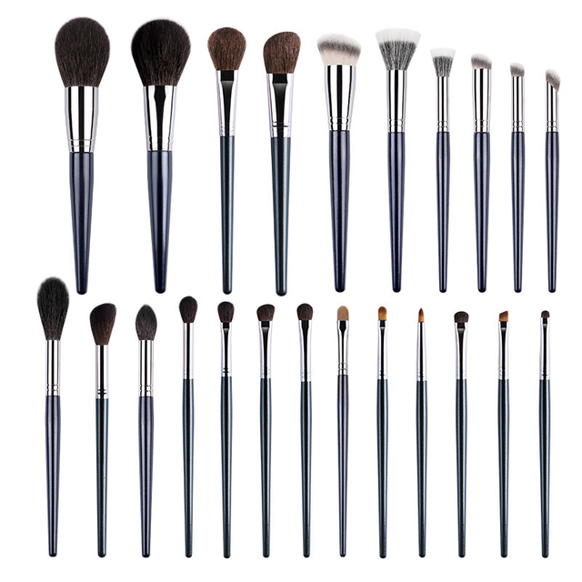 Beautichen профессиональный набор кистей для макияжа — 24 шт., синие ручки