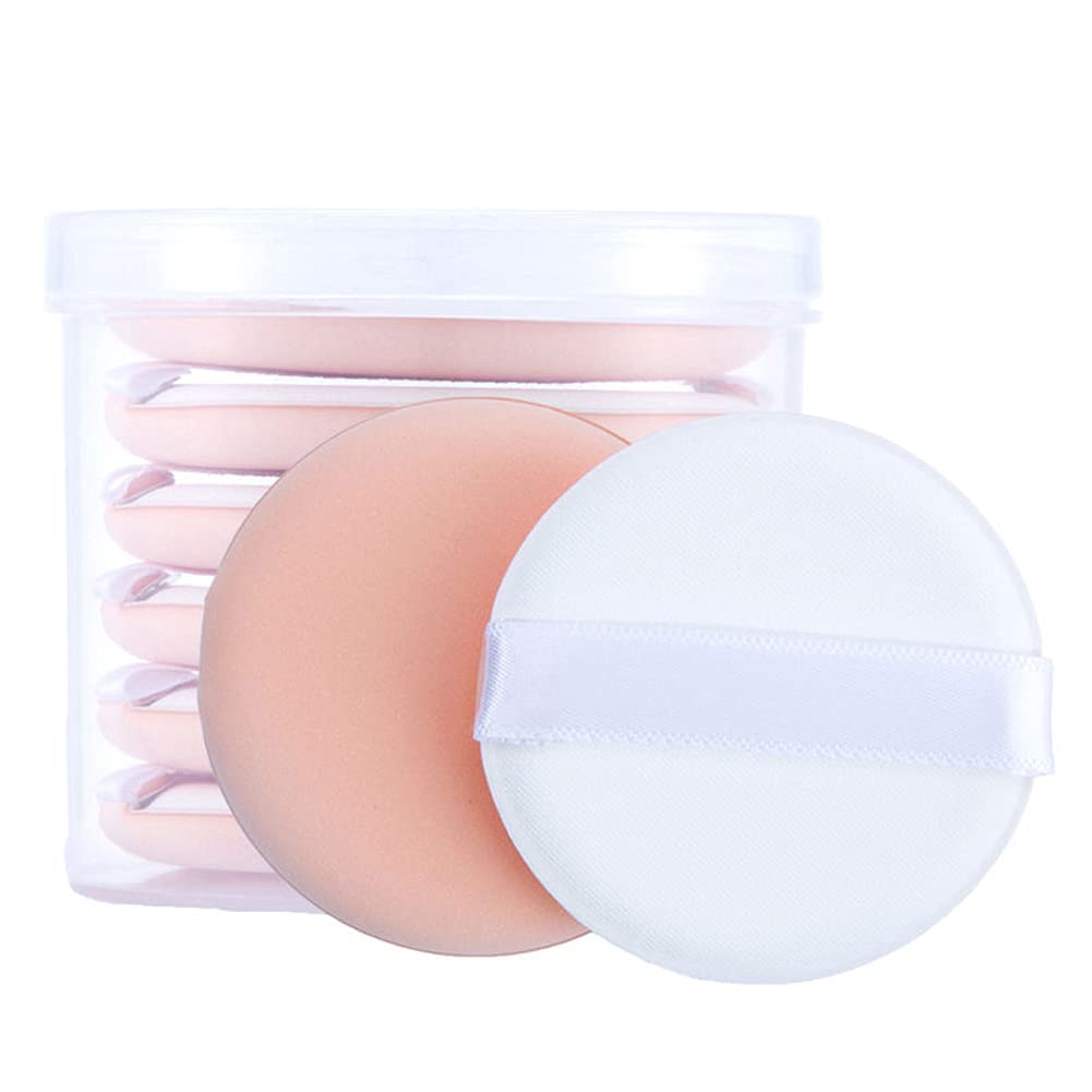 Beautichen набор силиконовых спонжей — прозрачные круглые, для сухого и влажного макияжа